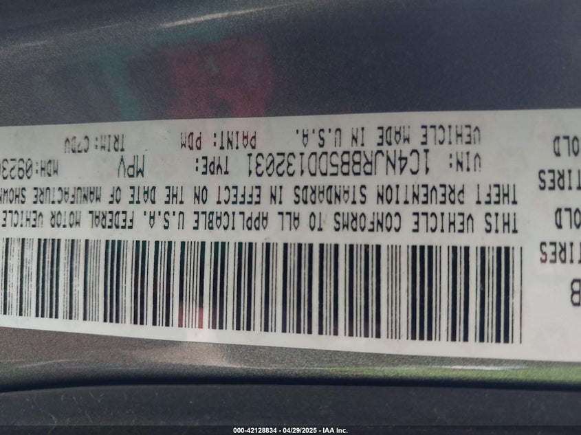 2013 JEEP PATRIOT SPORT - 1C4NJRBB5DD132031