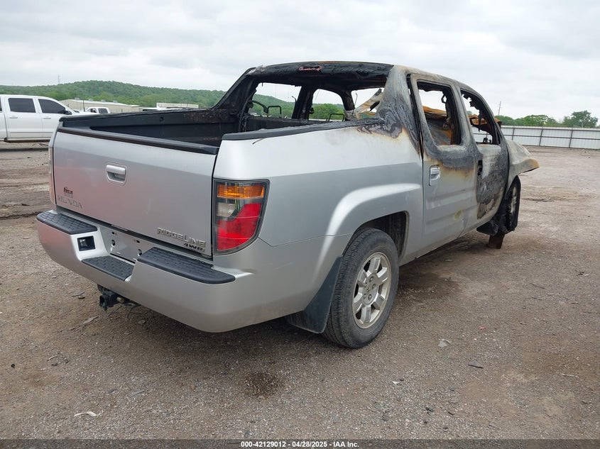 2HJYK16468H531879 2008 HONDA RIDGELINE photo no. 4