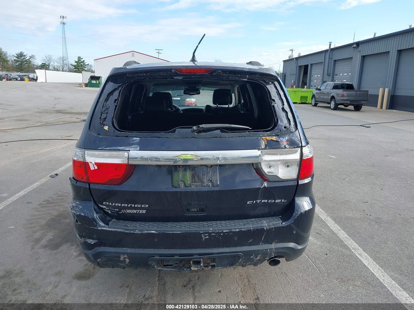 2011 DODGE DURANGO VIN: 1D4RE5GG5BC648477