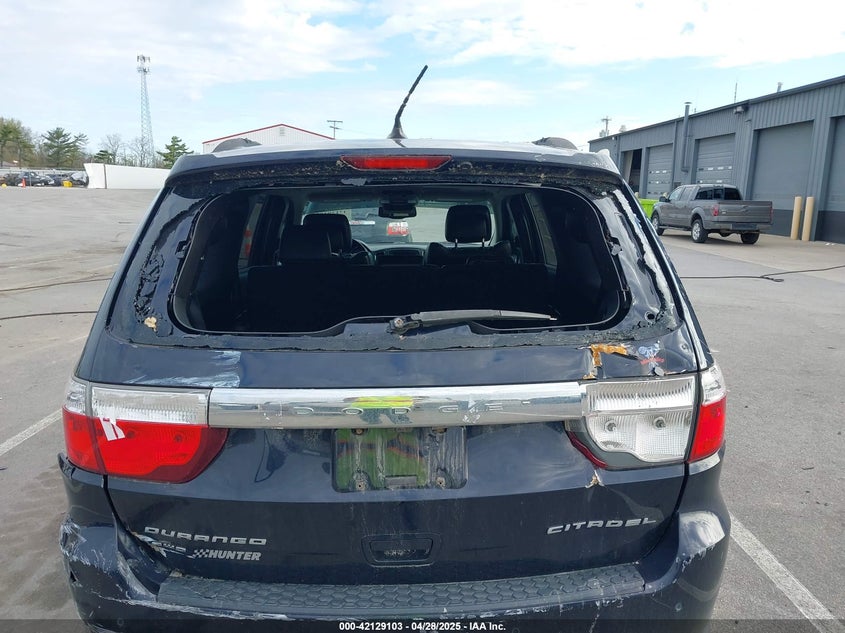 2011 DODGE DURANGO VIN: 1D4RE5GG5BC648477
