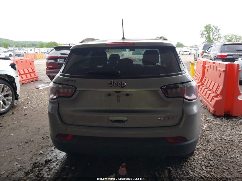 2018 Jeep Compass Sport Fwd VIN: 3C4NJCAB0JT133317 Lot: 42129194