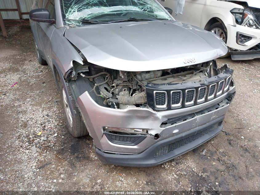 2018 Jeep Compass Sport Fwd VIN: 3C4NJCAB0JT133317 Lot: 42129194