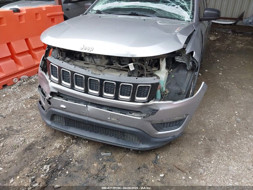 2018 Jeep Compass Sport Fwd VIN: 3C4NJCAB0JT133317 Lot: 42129194