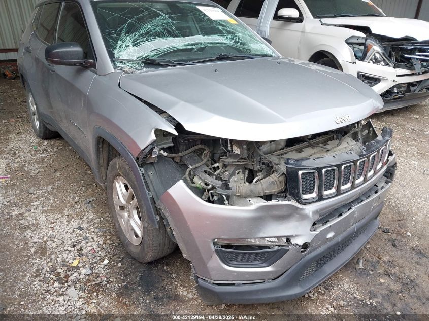 2018 Jeep Compass Sport Fwd VIN: 3C4NJCAB0JT133317 Lot: 42129194