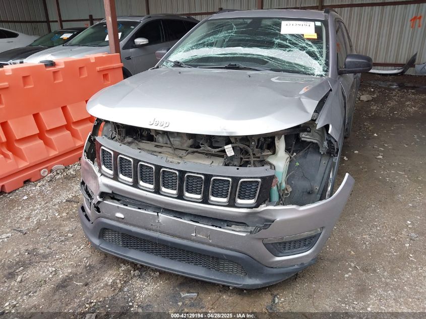 2018 Jeep Compass Sport Fwd VIN: 3C4NJCAB0JT133317 Lot: 42129194