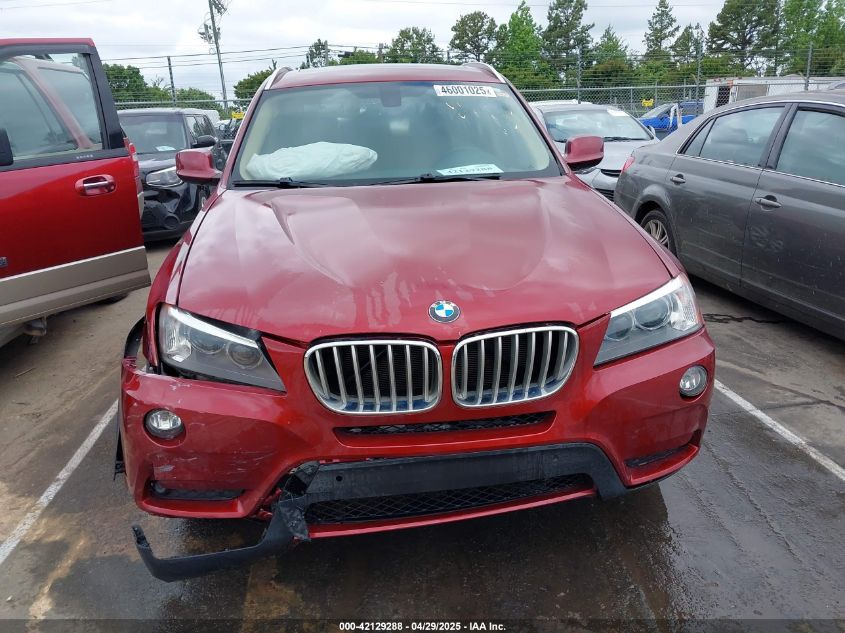 2014 BMW X3 xDrive28I VIN: 5UXWX9C52E0D31298 Lot: 42129288