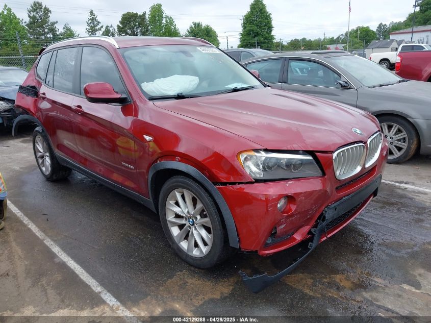 2014 BMW X3 xDrive28I VIN: 5UXWX9C52E0D31298 Lot: 42129288