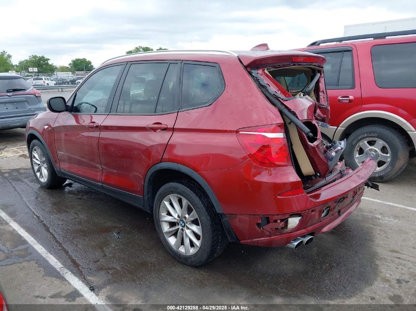 2014 BMW X3 xDrive28I VIN: 5UXWX9C52E0D31298 Lot: 42129288