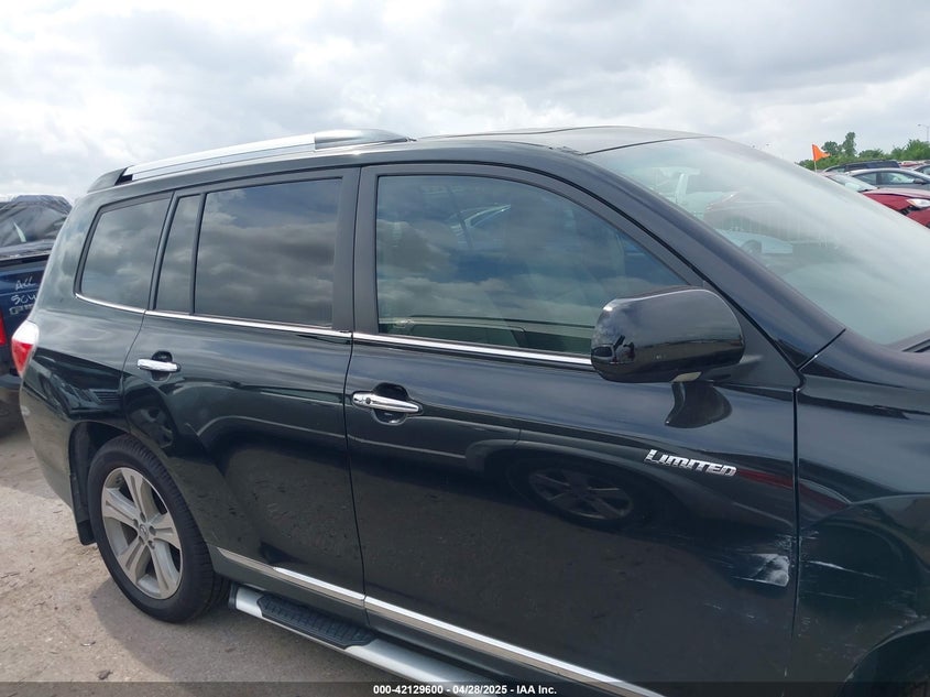 2012 TOYOTA HIGHLANDER VIN: 5TDYK3EH2CS055757