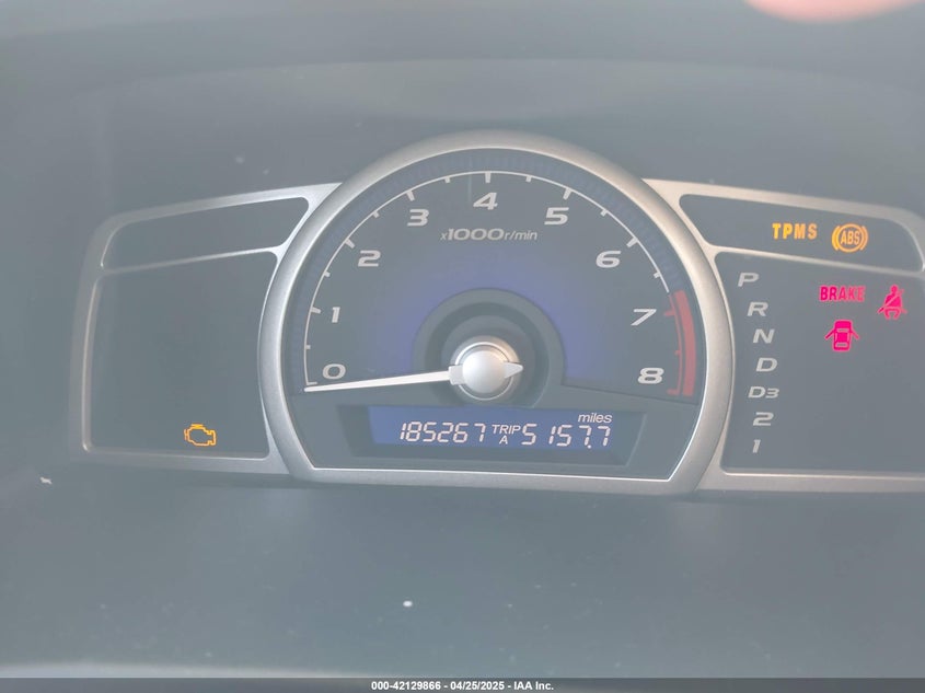2008 HONDA CIVIC VIN: 1HGFA16558L022345