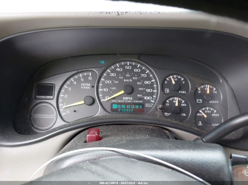 2001 GMC Sierra 1500 Sle VIN: 2GTEC19V011229575 Lot: 42130015