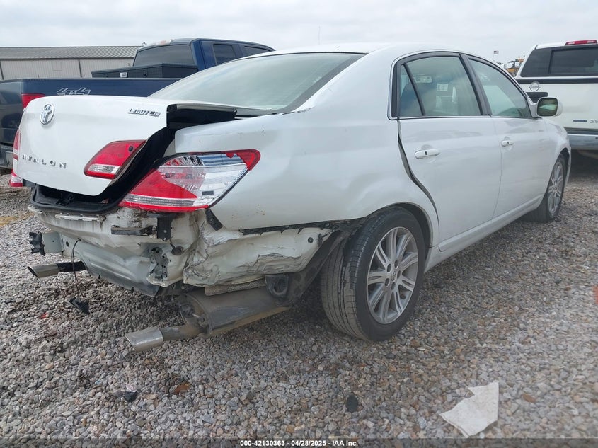 2007 TOYOTA AVALON VIN: 4T1BK36B37U186984