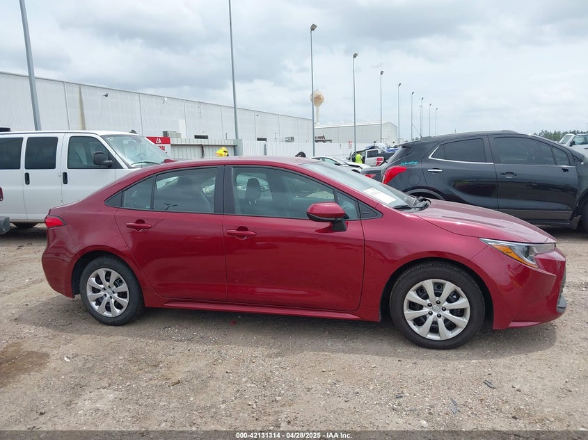 2025 TOYOTA COROLLA VIN: 5YFB4MDE6SP256565