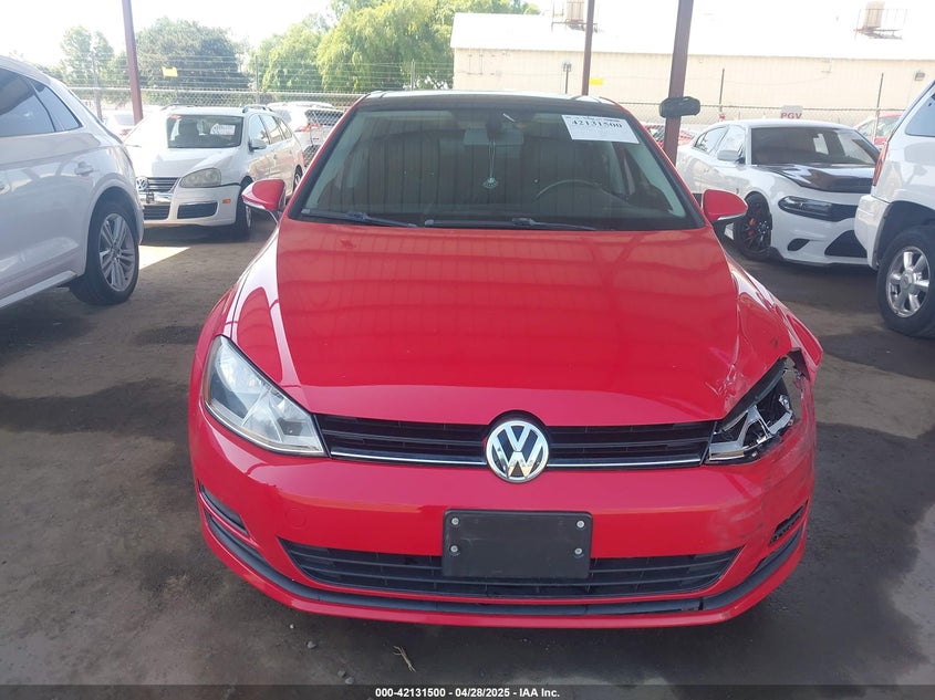 2015 VOLKSWAGEN GOLF VIN: 3VW2A7AU9FM041763