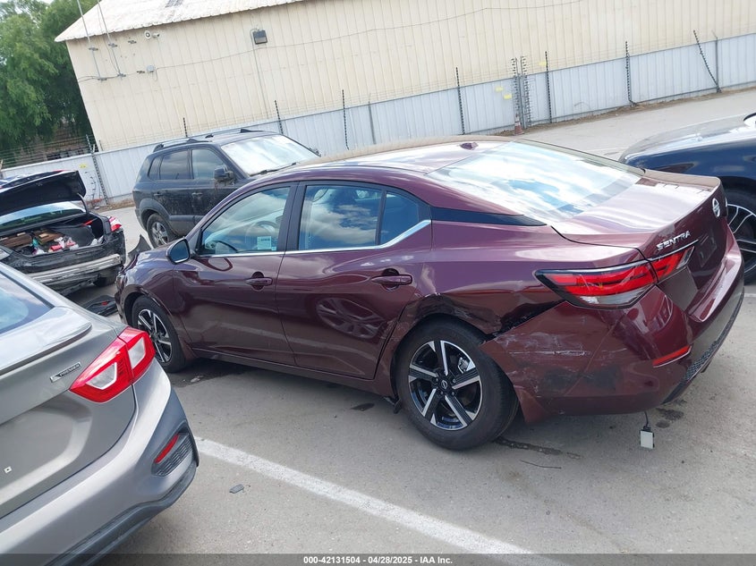2025 NISSAN SENTRA VIN: 3N1AB8CV7SY237813