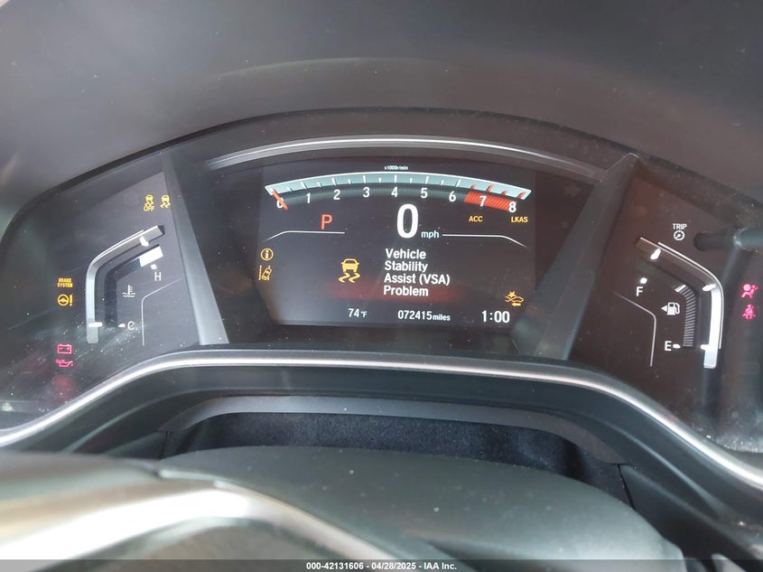2017 HONDA CR-V VIN: 2HKRW2H87HH650924