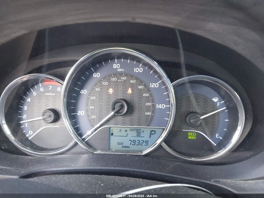 2016 Toyota Corolla Le Eco VIN: 5YFBPRHE4GP396698 Lot: 42132017