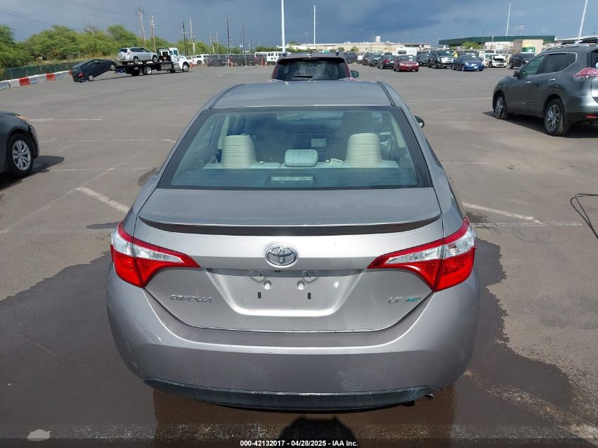 2016 Toyota Corolla Le Eco VIN: 5YFBPRHE4GP396698 Lot: 42132017