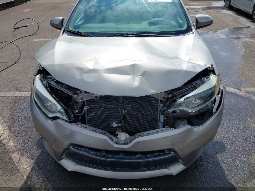 2016 Toyota Corolla Le Eco VIN: 5YFBPRHE4GP396698 Lot: 42132017