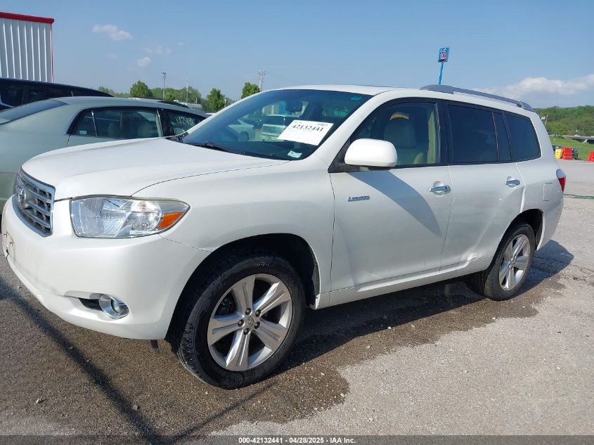 2008 Toyota Highlander Limited VIN: JTEES42A882060911 Lot: 42132441