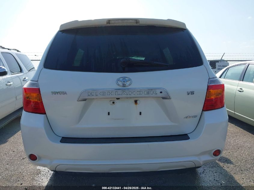 2008 Toyota Highlander Limited VIN: JTEES42A882060911 Lot: 42132441