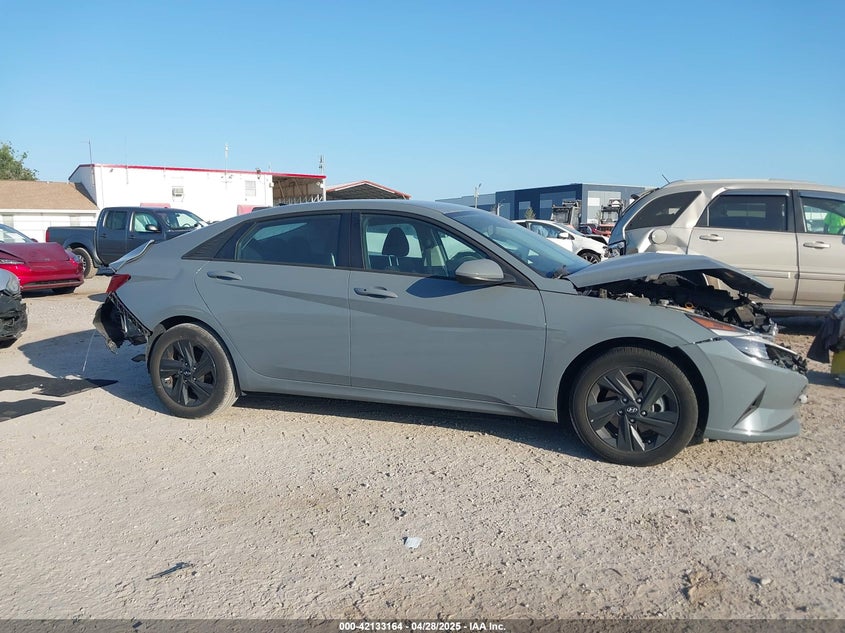2023 HYUNDAI ELANTRA HYBRID BLUE - KMHLM4AJ2PU040417