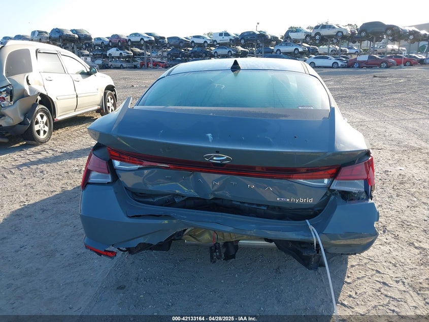 2023 HYUNDAI ELANTRA HYBRID BLUE - KMHLM4AJ2PU040417