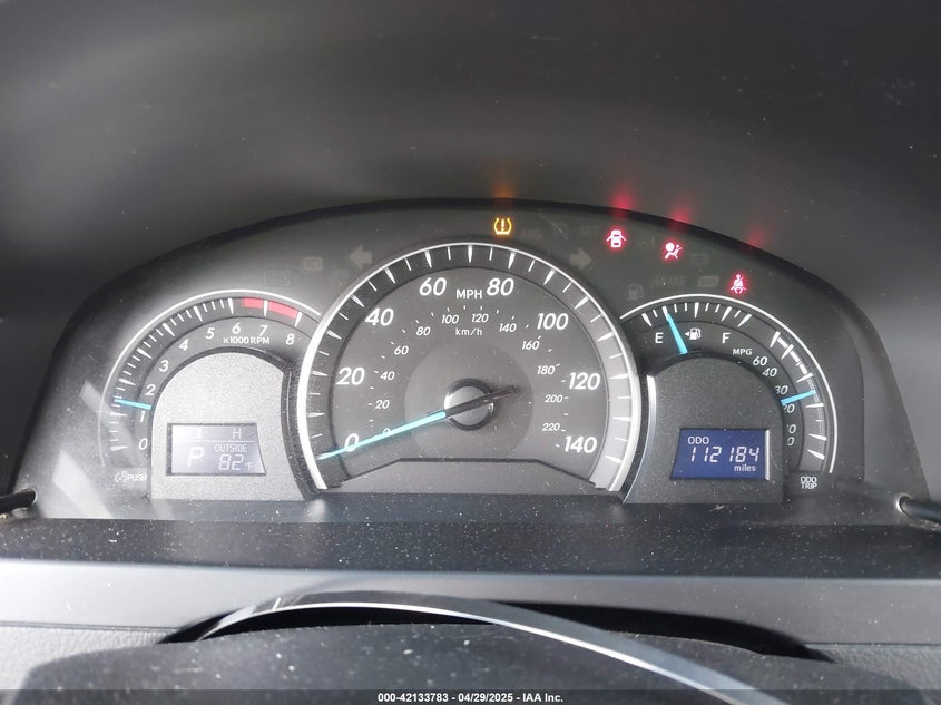 2012 TOYOTA CAMRY VIN: 4T1BF1FK1CU006663