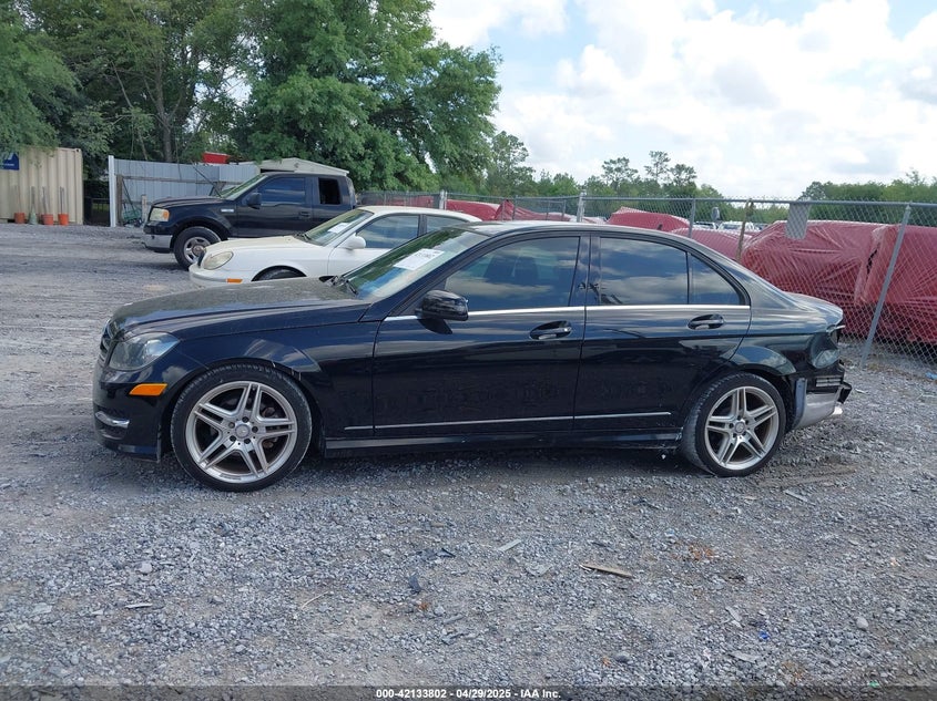 2014 MERCEDES-BENZ C 250 VIN: WDDGF4HB0EA966267