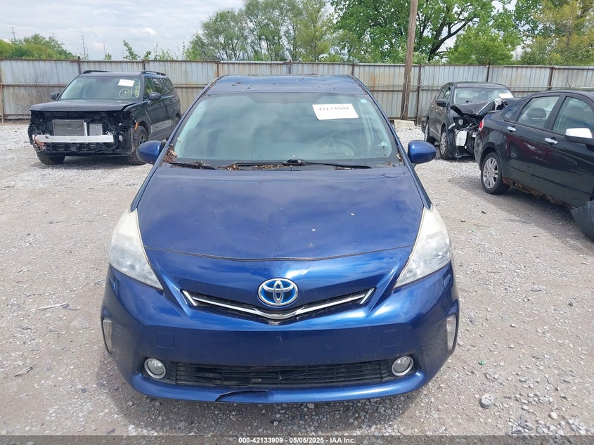 2012 TOYOTA PRIUS V VIN: JTDZN3EU6C3134536