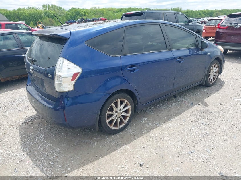 2012 TOYOTA PRIUS V VIN: JTDZN3EU6C3134536