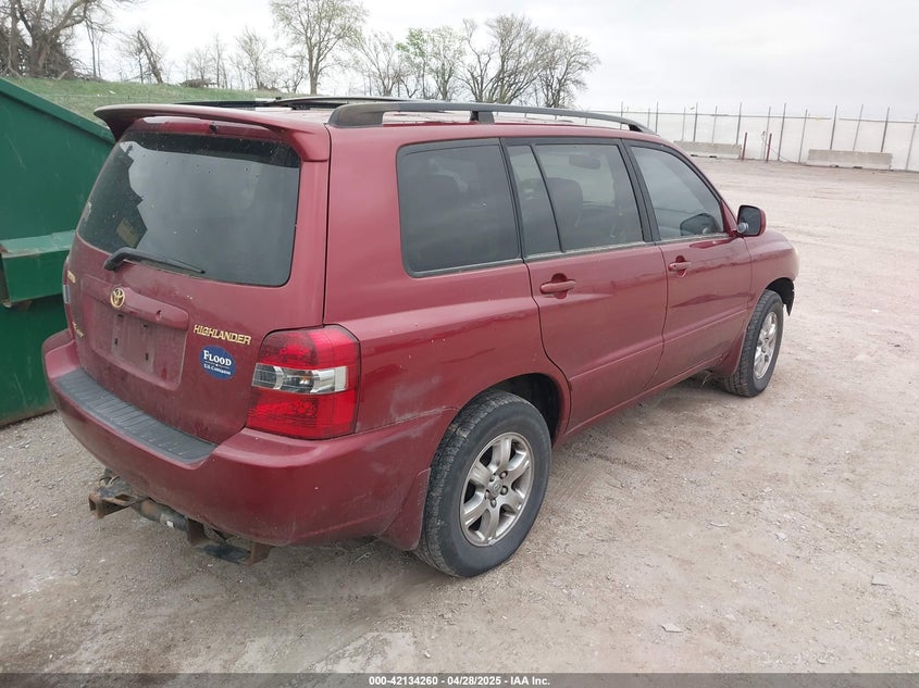 2007 TOYOTA HIGHLANDER VIN: JTEEP21A170215624