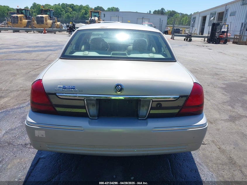 2008 MERCURY GRAND MARQUIS VIN: 2MEFM74V58X630122