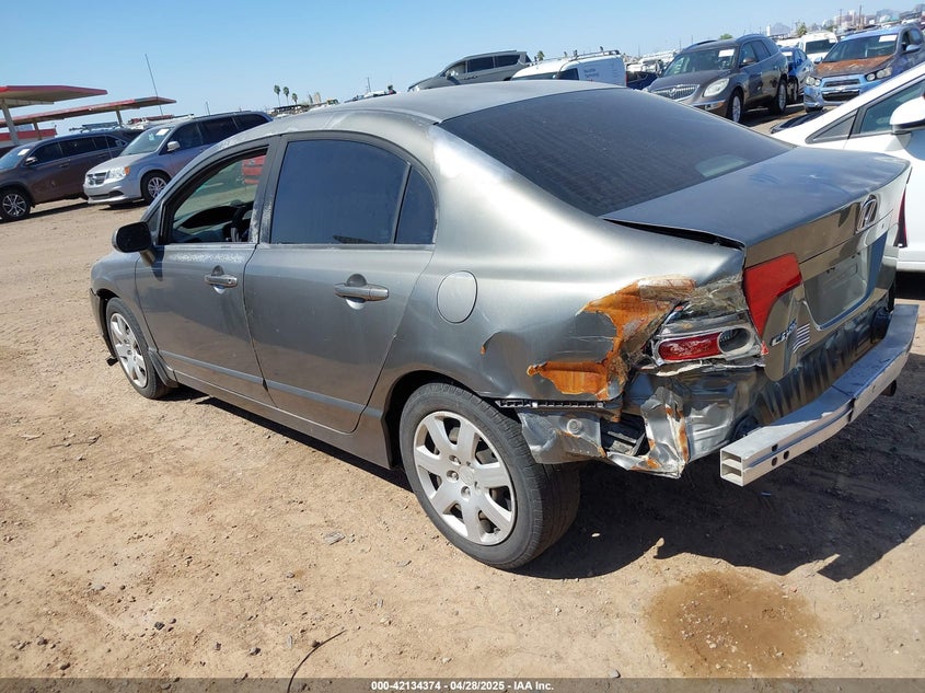 2008 HONDA CIVIC VIN: 2HGFA16568H505100