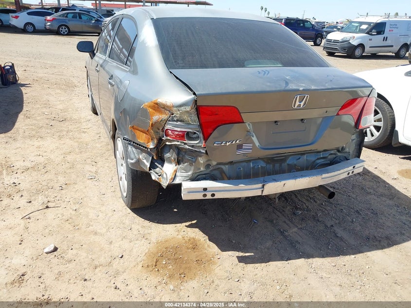 2008 HONDA CIVIC VIN: 2HGFA16568H505100