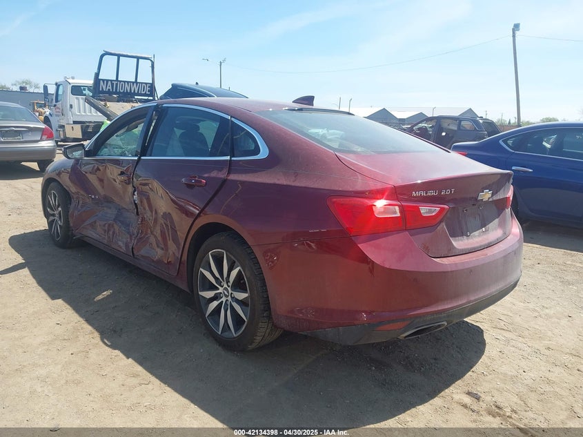 2016 CHEVROLET MALIBU VIN: 1G1ZF5SX3GF249972