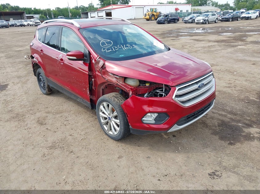 Vin: 1fmcu9j95hue90048, lot: 42626568, ford escape titanium 2017 img_1