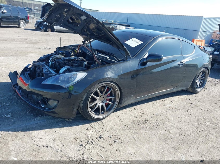 2010 HYUNDAI GENESIS COUPE VIN: KMHHT6KD7AU003612