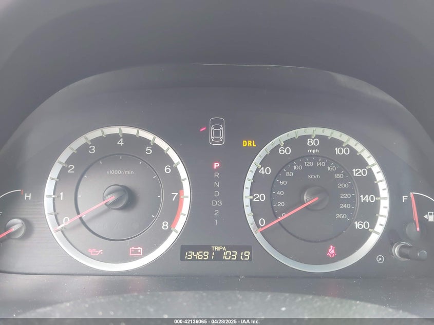 2009 HONDA ACCORD VIN: 1HGCP26389A136763