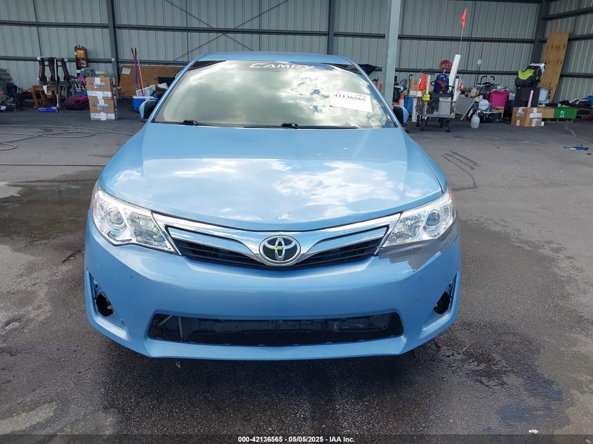 2012 TOYOTA CAMRY VIN: 4T1BF1FK6CU564041
