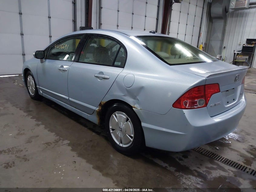 2006 HONDA CIVIC HYBRID VIN: JHMFA36276S023837