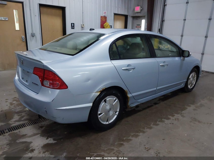 2006 HONDA CIVIC HYBRID VIN: JHMFA36276S023837