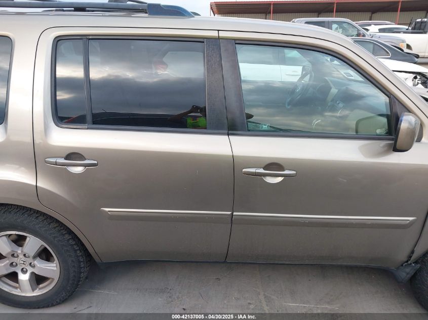 2011 Honda Pilot Ex-L VIN: 5FNYF4H59BB021555 Lot: 42137005