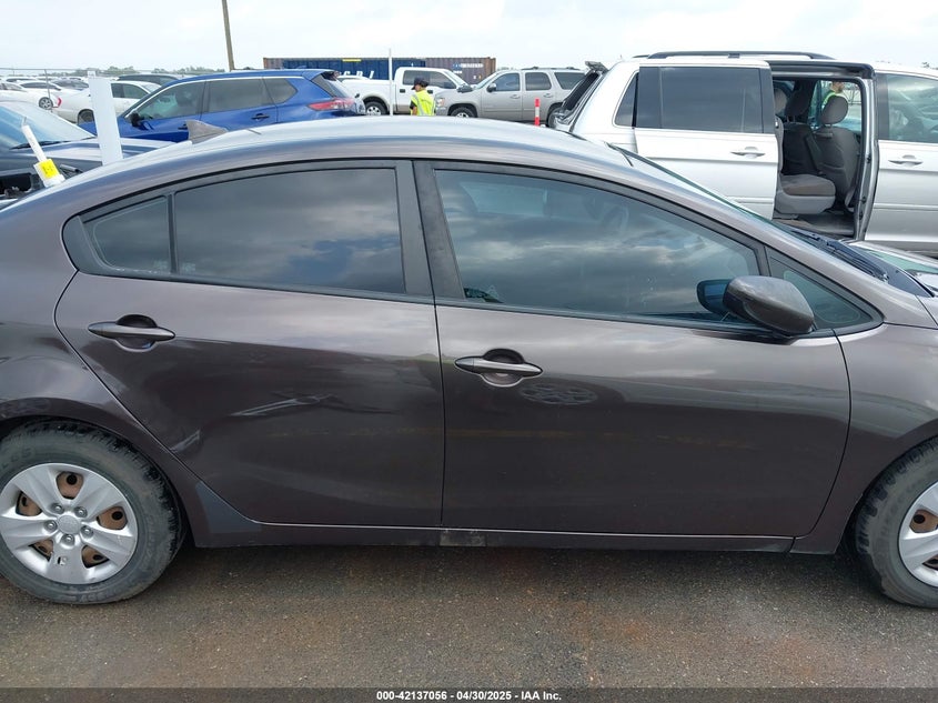 2017 KIA FORTE LX - 3KPFL4A72HE156645