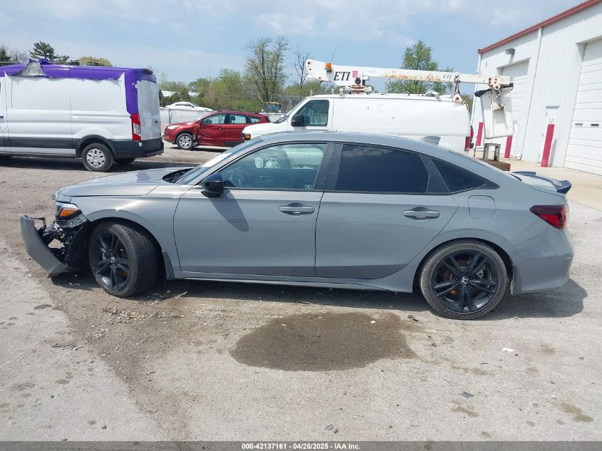 2025 Honda Civic Si Base W/High Performance Summer Tires/ VIN: 2HGFE1E51SH471371 Lot: 42137161