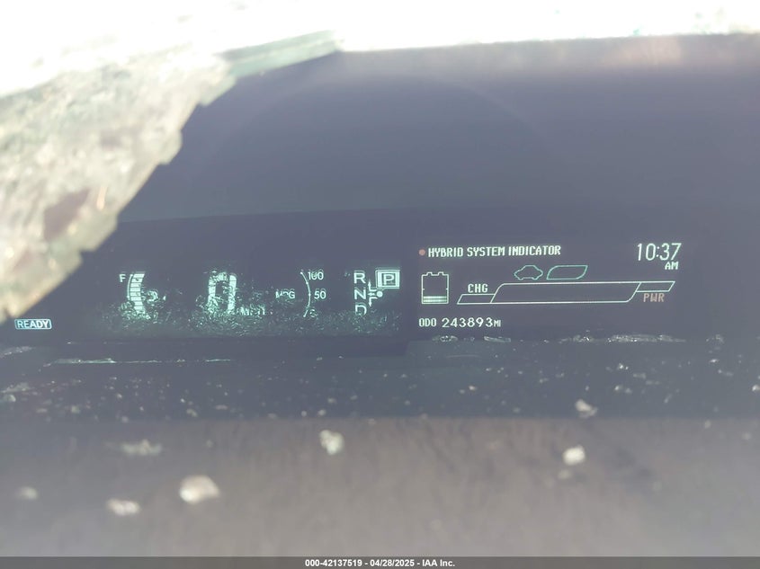 2012 TOYOTA PRIUS VIN: JTDKN3DUXC1506488