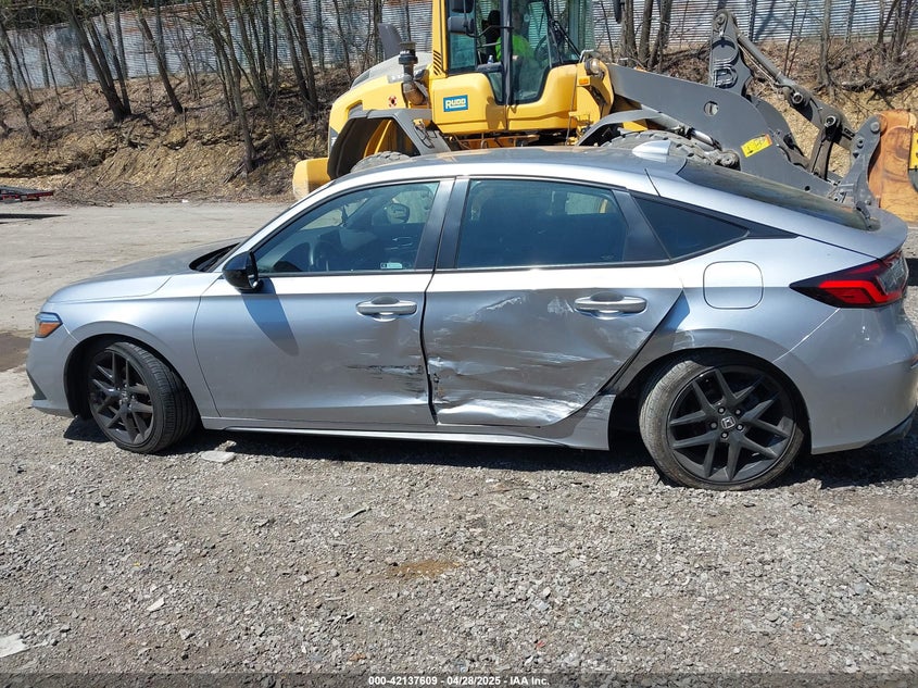 2022 HONDA CIVIC VIN: 19XFL2H88NE003878
