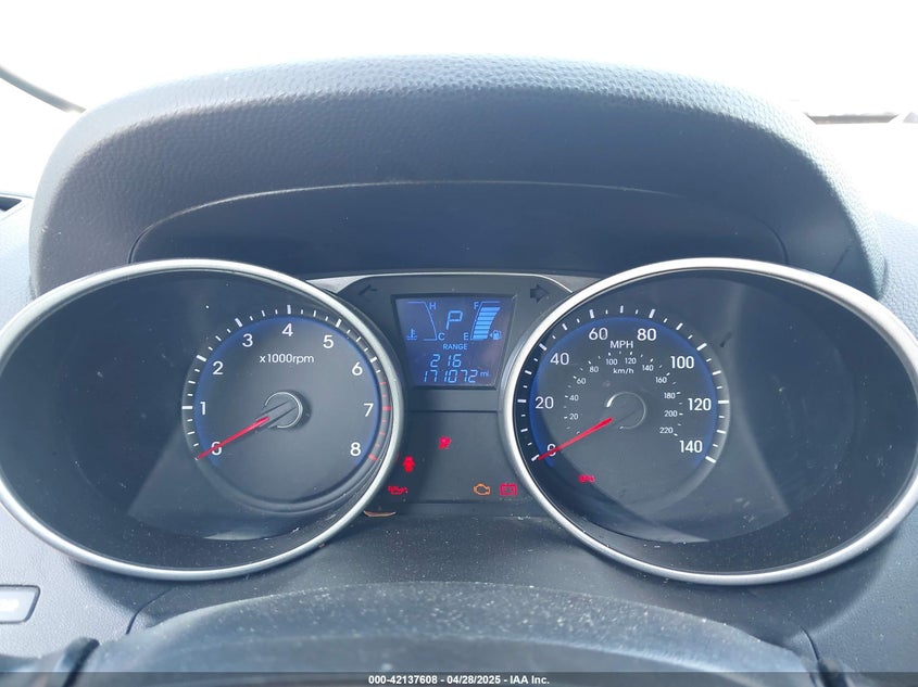 2012 HYUNDAI TUCSON VIN: KM8JU3AC6CU462350
