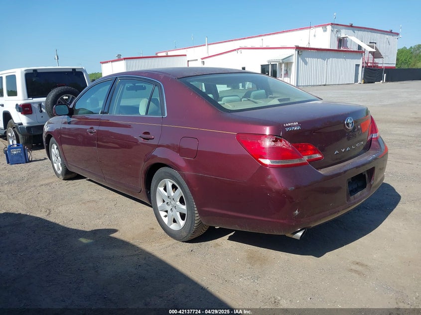 2007 TOYOTA AVALON VIN: 4T1BK36B37U223029