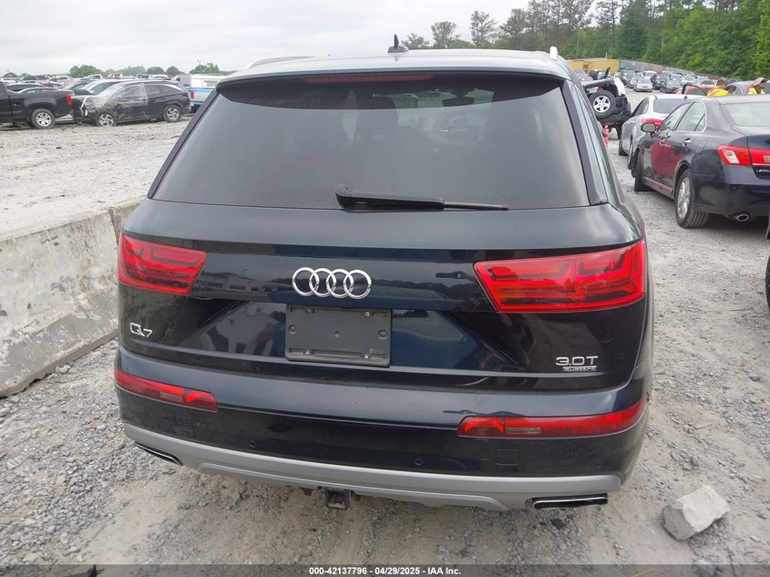 2017 AUDI Q7 3.0T PREMIUM - WA1VAAF70HD012774